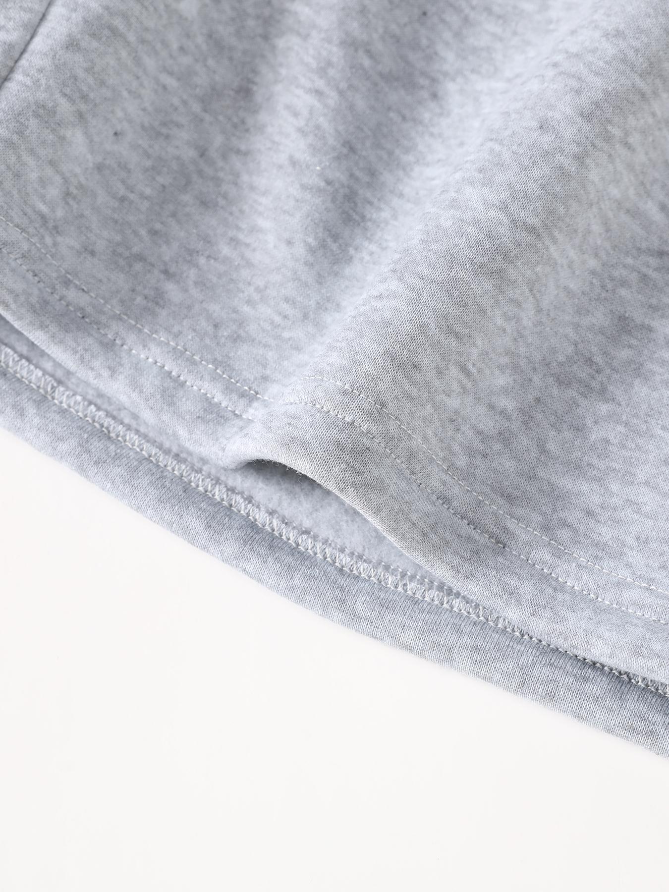 Men's Plain Drawstring Waist Shorts, Basic Sporty Running Shorts for Daily Wear and Exercise, Fitted Style Summer Sports Shorts in Medium-Weight Fabric, Casual Athletic Shorts