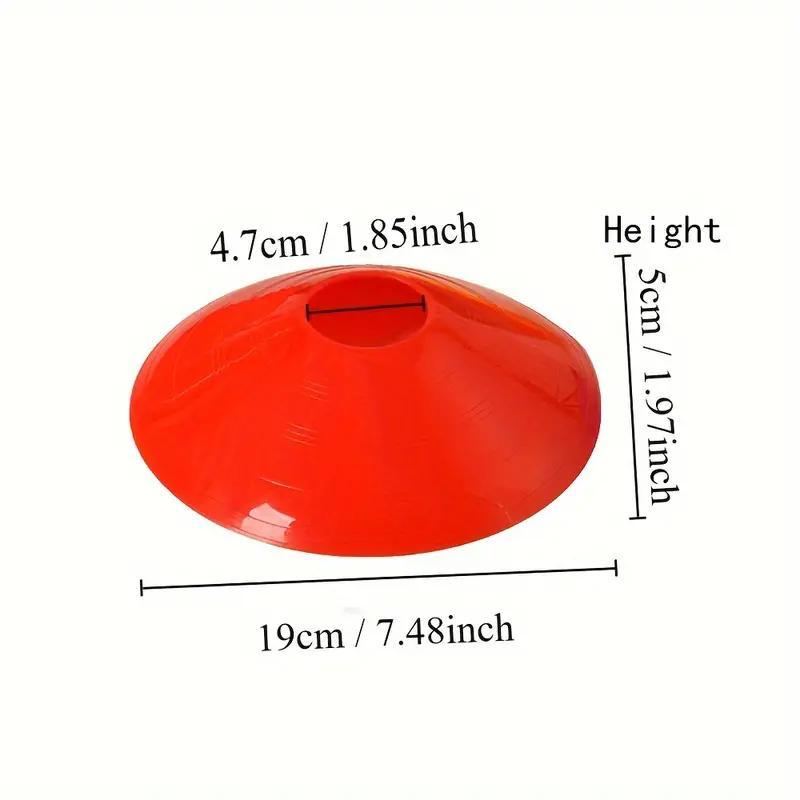 Football Training Cone Set, 10pcs/set Football Training Cone with Storage Bag & Stand, Sports Accessories for Football Training Sports Day