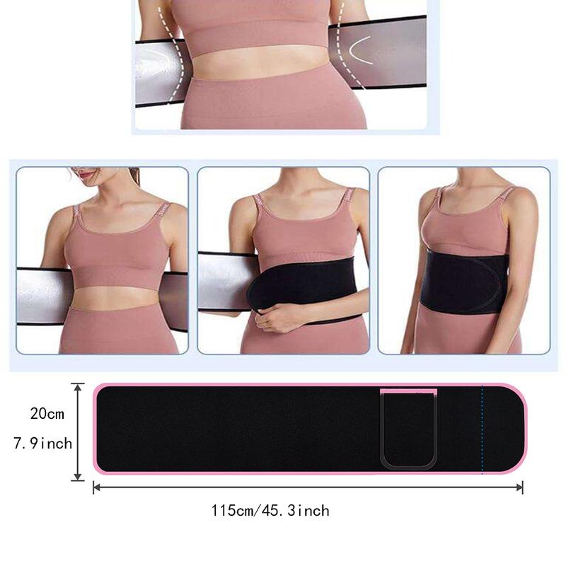 Sports Waist Trainer, Unisex Sweat Waist Trainer, Comfortable Sauna Sweat Belt, Fitness Waist Trainer, Waist Trimmer Cincher, Exercise Waistband, Sports & Outdoor Accessories