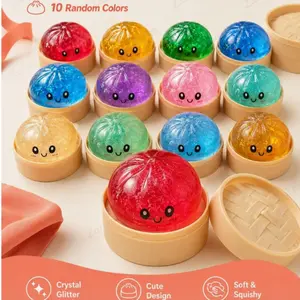 Mystery Color Flashing Dumpling Slow Rebound Toy, Mini 2026 New Design, 10 Random Colors, More Surprises, Fun Kids Toy
