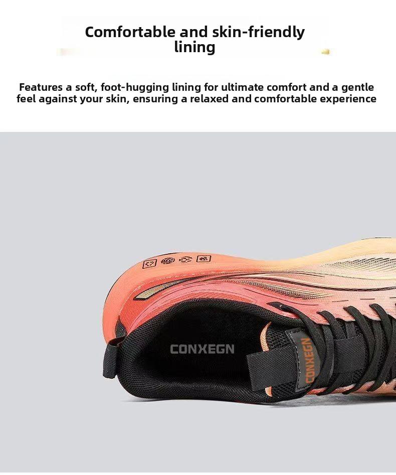 Plus-size men's shoes 2026 new model breathable casual student shoes fashionable versatile sports shoes shock-absorbing outdoor running shoes