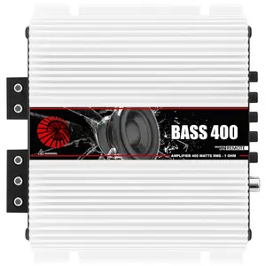 Taramps BASS 400 1 Ohm 1  Mosfet Amplifier 400 Watts RMS, Monoblock, Crossover, Bass Boost, /High Level Input, Class D,  Audio,  Level Remote/M1 Led ,  for Subwoofers
