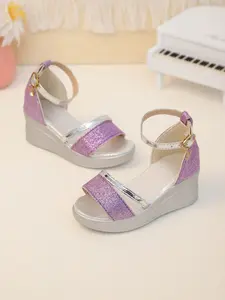 New Kids Dreamy Rainbow Wedge Sandals, Perfect for Summer, Parties, Beach Hikes, Casual Wear, Outdoor Play