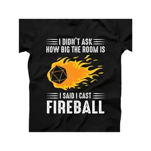 18ACTIVEKITUnique Dungeon and Dragon Game Gift Idea – Casting Fireball T-Sids for D&D Fans