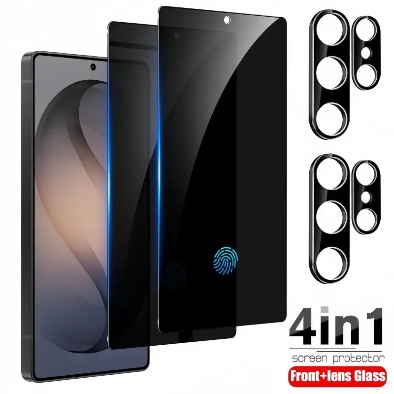 2 Pack Privacy Screen Protector for Samsung Galaxy S26 Ultra Smartphone, Tempered Glass Camera Lens Protector, Phone Case Friendly Accessories, Durable, Mobile Phone Accessory