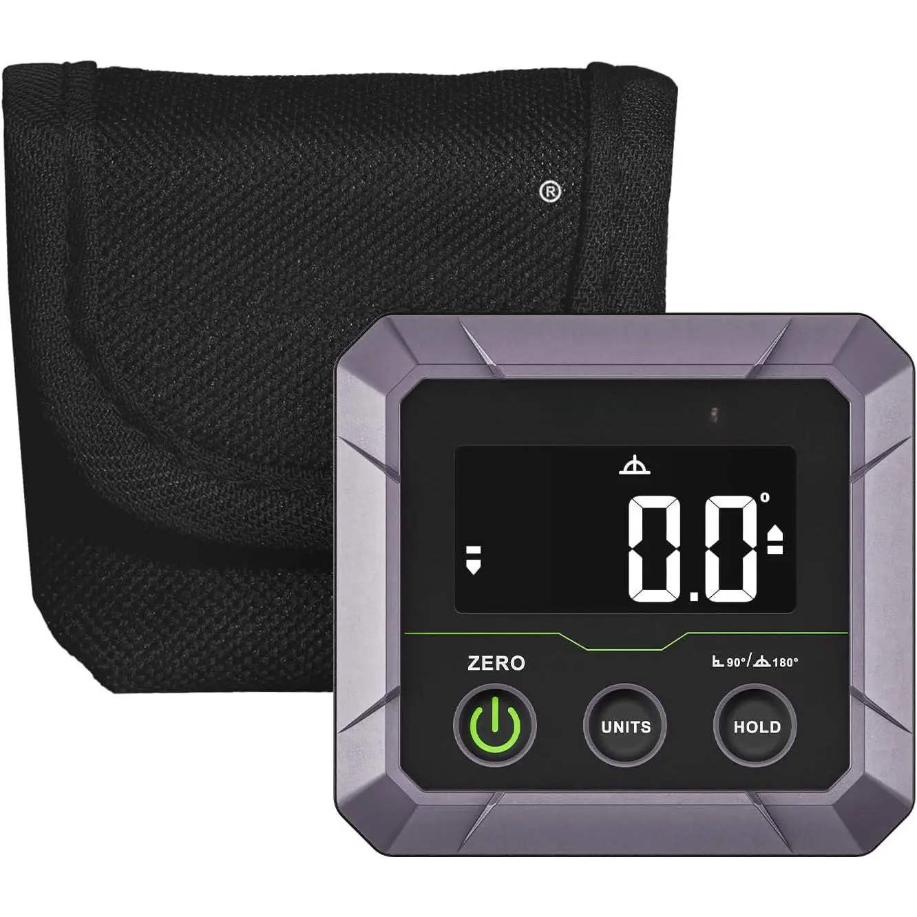 Professional Digital Angle Finder - Compact Digital Tool, ±0.1° Accuracy Inclinometer, 0-90/0-180 Angle Measure, VA LCD Screen, Car Repair & Woodworking Tool, Father's Day Dad Gift
