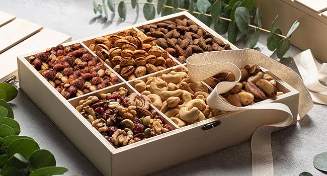 Gift Basket, in Reusable Crate, Healthy Gift Option, Gourmet Snack Food Box, with Unique Flavors, Great for Feel Better, Sympathy Birthday Bonnie Pop Gift Basket, in Reusable Crate, Healthy Gift Option, Gourmet Snack Food Box, with Unique Flavors, Great for Feel Better, Sympathy Birthday Bonnie Pop