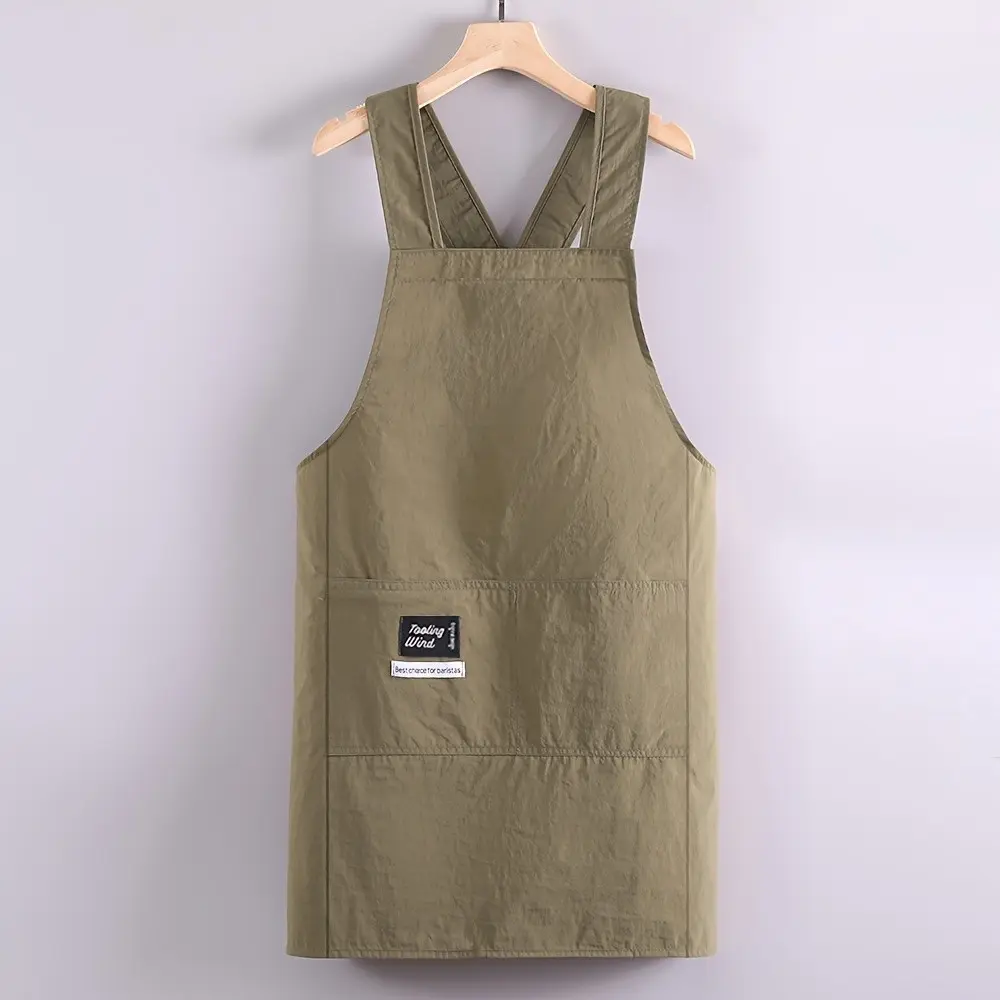 New Cross-Back Sleeveless Apron, Simple Home Kitchen Cooking Workwear, Dedicated Restaurant Waistcoat, Chef Apron, Kitchen Aprons