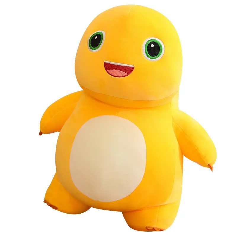 Nailong Plush Toy Cute Yellow Dinosaur Stuffed Doll Soft Kawaii Chubby Dragon Plushie Pillow for Kids Birthday Gift Home Decor
