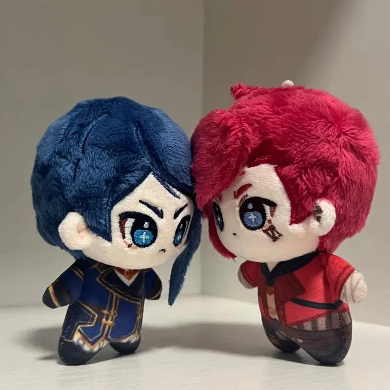 Arcane Vi & Caitlyn Kiramman Collectors Edition 10cm Cotton Plush Doll, Unisex Anime Stuffed Toy, Double City War Pendant Decoration, Kids' Birthday Gift