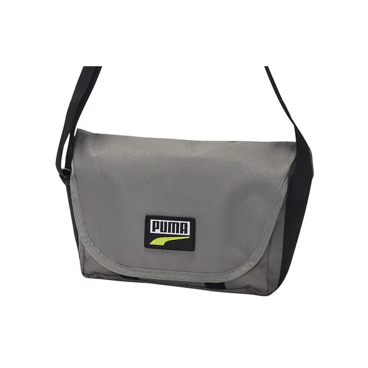 Puma Deck Mini Messenger Bag for Men and Women – Casual Crossbody Sling Bag in Gray