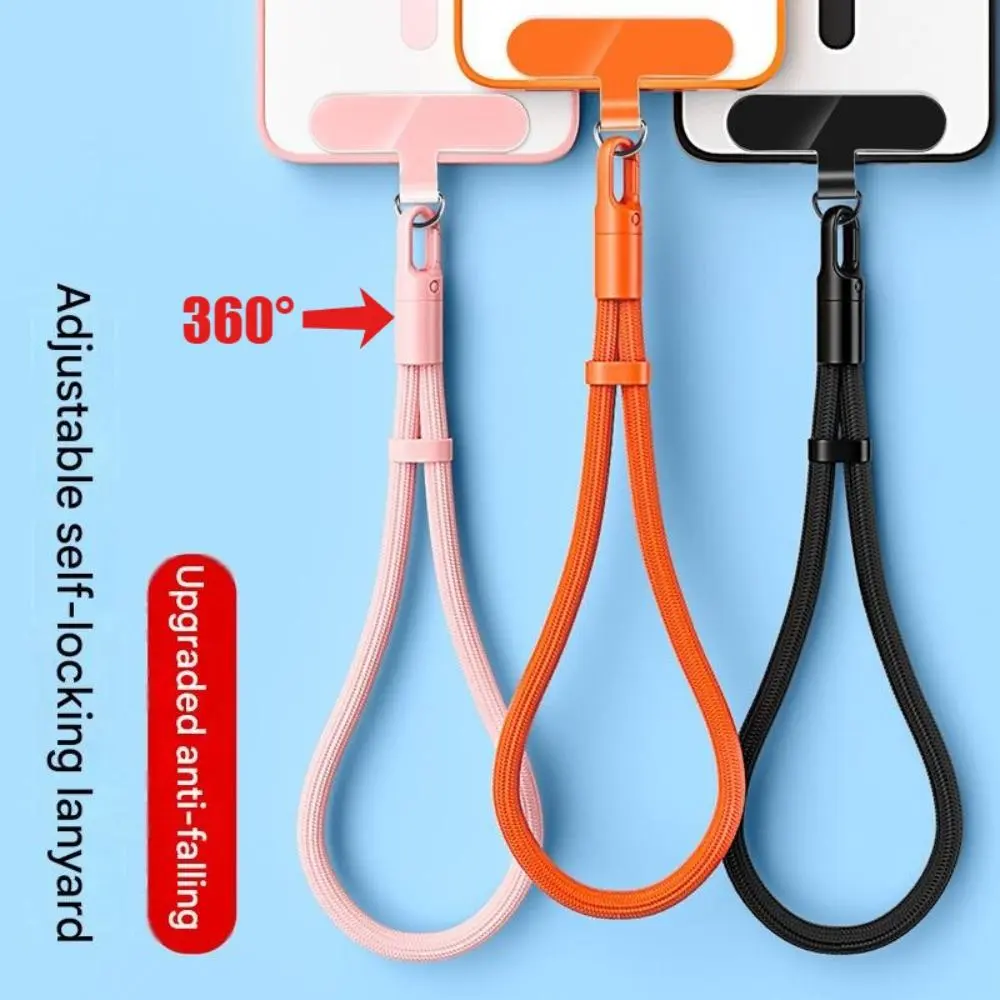 360° Rotatable Tangle-Free Phone Wrist Strap 4+16cm | Adjustable Anti-Drop Safety Lanyard Holder | Universal Phone Accessory for Outdoor Use