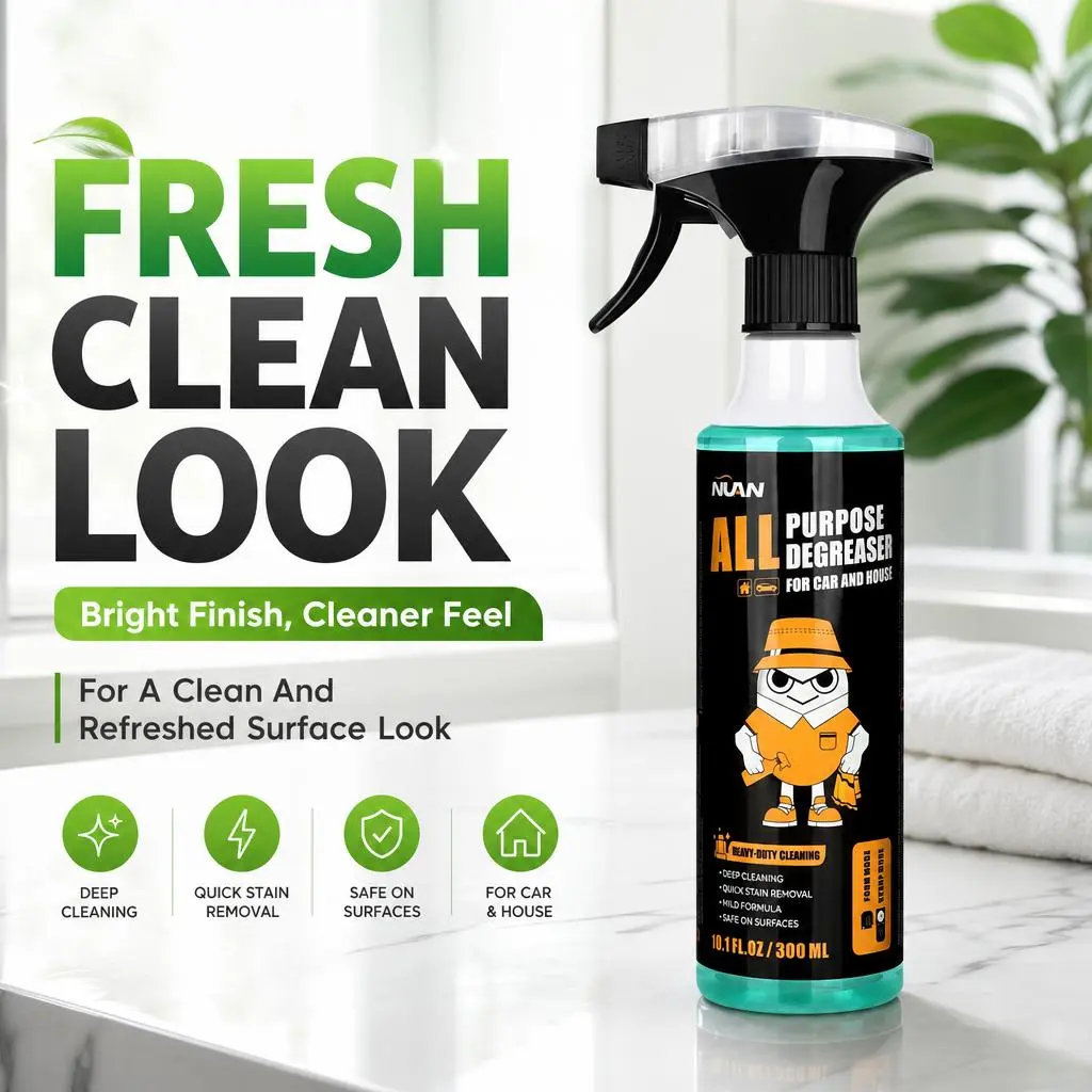 NUAN heavy duty degreaser all purpose degreaser for car and house all purpose cleaner all purpose degreaser Nuan Heavy Duty Degreaser Upgraded Multipurpose Foam Cleaner, Heavy Duty Degreaser Upgraded Multipurpose Foa
