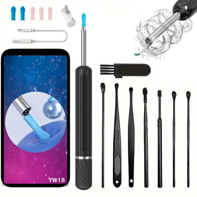 Wireless Earwax Removal Kit, 1 Box HD Visual Ear Cleaner & Accessories, Professional Ear Wax Removal Tool Kit for Women & Men