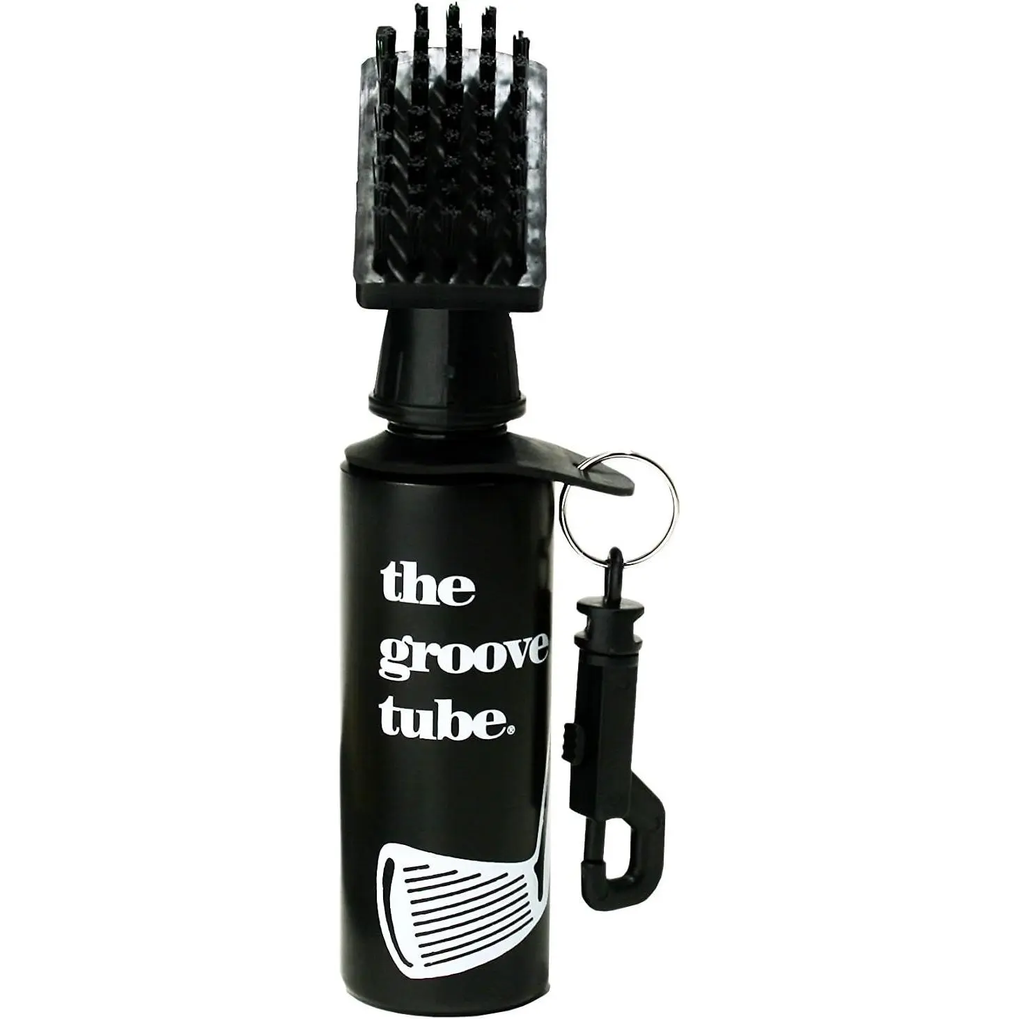 ProActive   Tube Golf Club Cleaner Squeeze Bottle Brush , black, 7 1/2 inches tall