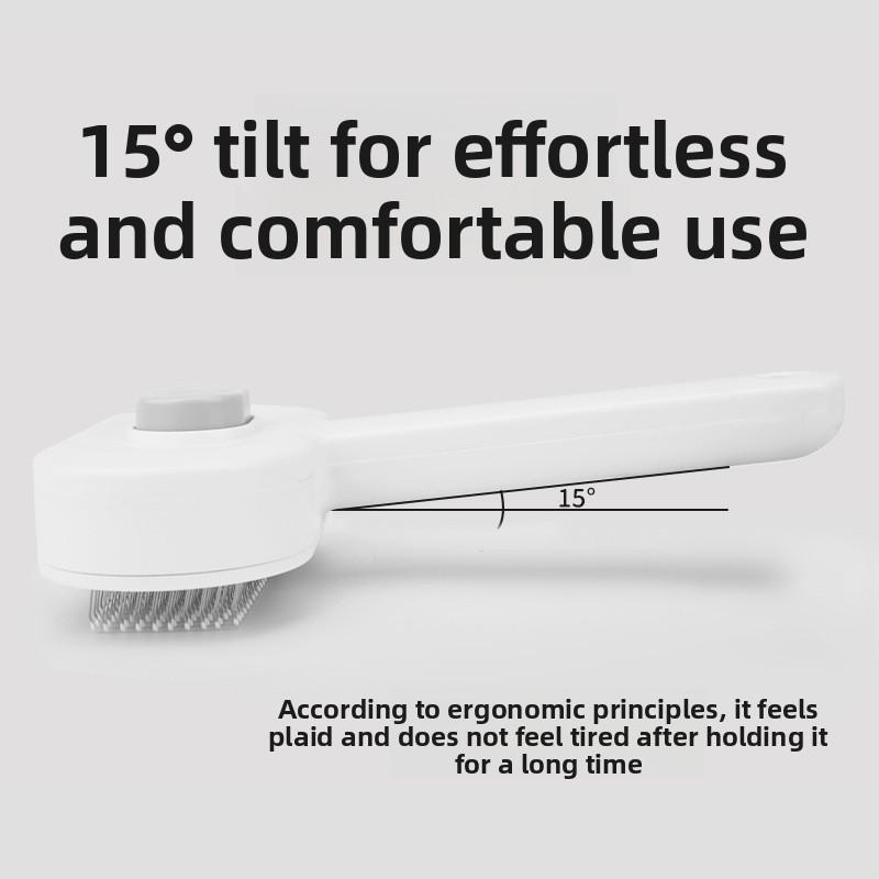 Pet Supplies Dematting Deshedding Pet Comb for Dogs & Cats, Grooming Massage Brush for Removing Loose Fur