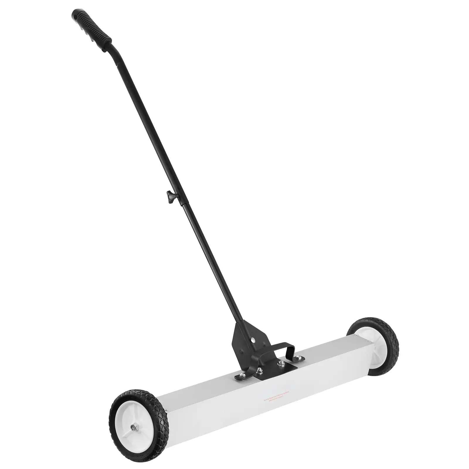 55lbs Rolling Magnetic Sweeper with Wheels, 36-inch Large Magnet Pickup Lawn Sweeper with Telescoping Handle, User-Friendly Design