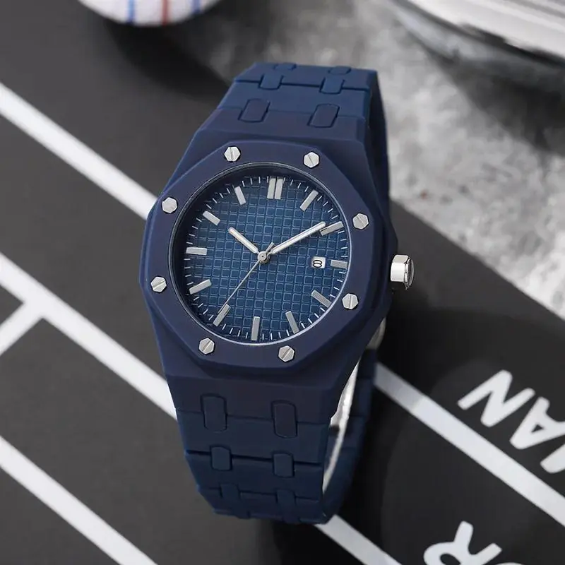 Top Brand Men Calendar Watch Luxury Business Quartz Watch Sports Plastic Watch Students Women Watches Reloj Hombre Dropshipping