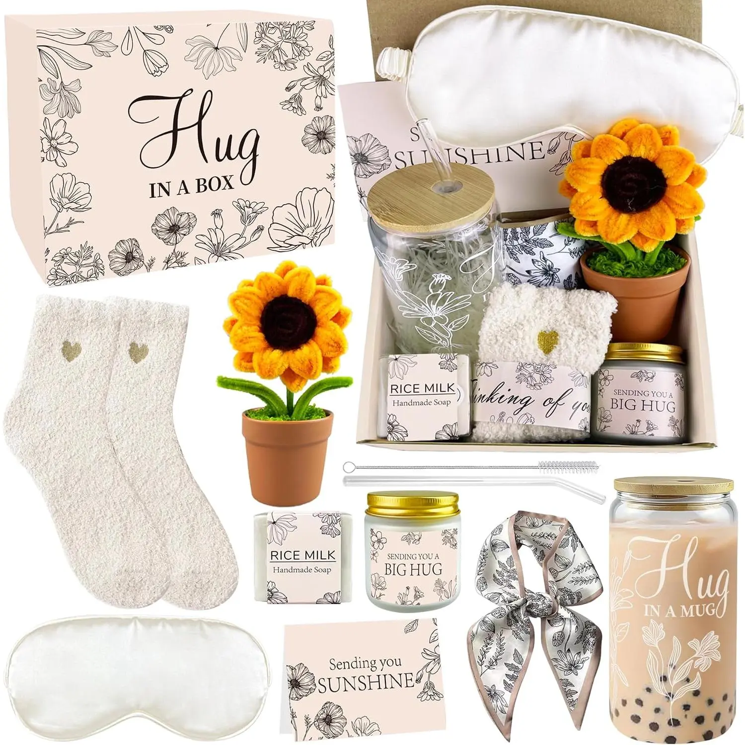 Get Well Soon Gifts Baskets for Women Self Care Gifts Feel  Soon  Baskets Sympathy and After    for Women  Mom Sister Grandma