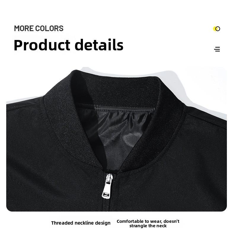 2026 New Men's Baseball Jacket with Stand Collar Popular American Style Jacket for Menswear Coats