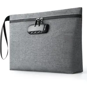 Combination lock storage bag, waterproof travel organizer bag, portable travel accessory
