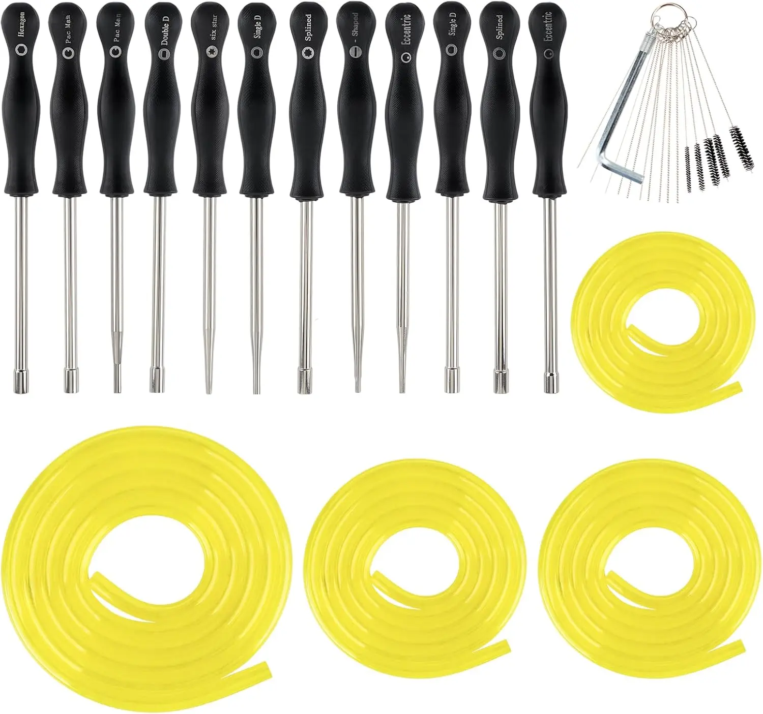 12 Pcs Carburetor Adjustment Tool Kit for 2 Cycle Carburetor Small Engine for, MTD, ,, Husq, Weedeater, Echo, Toro,,, Weed Eater Trimmer