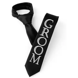 groom to be Future Groom black Tie Bachelor Party wedding engagement bridal shower decoration Accessories present gift Photo props