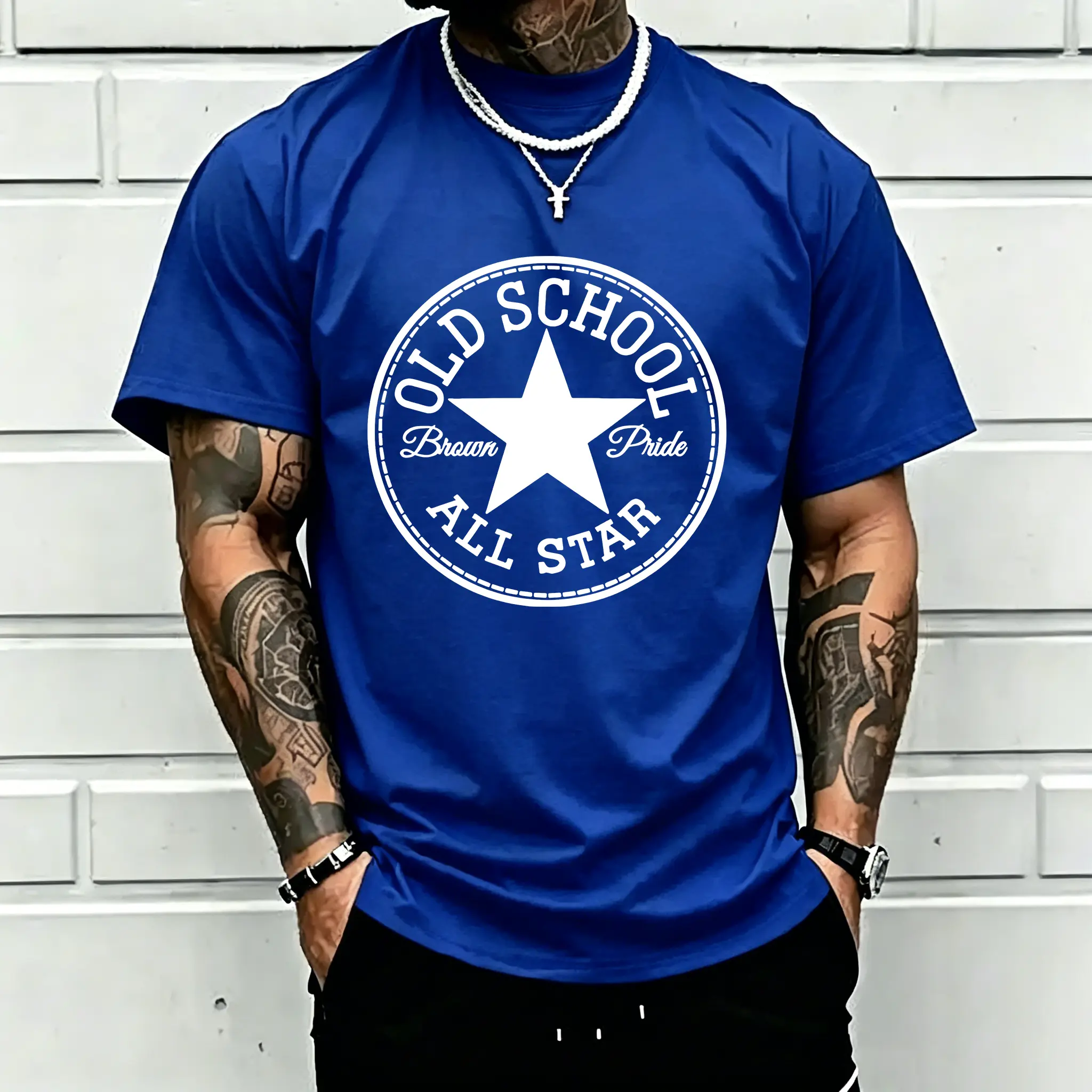 （230g）Classic Unisex T-Shirt in 100% Cotton, Casual Regular Fit Crew Neck Top, Soft Breathable Fabric for Everyday and Outdoor Wear, Men's T Shirts