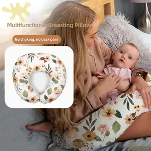 Multifunctional Baby Breastfeeding  Nursing Cushion  U-shaped Maternity Breastfeeding  Baby Nursing  Detachable Crystal Velvet Pregnancy Pillow