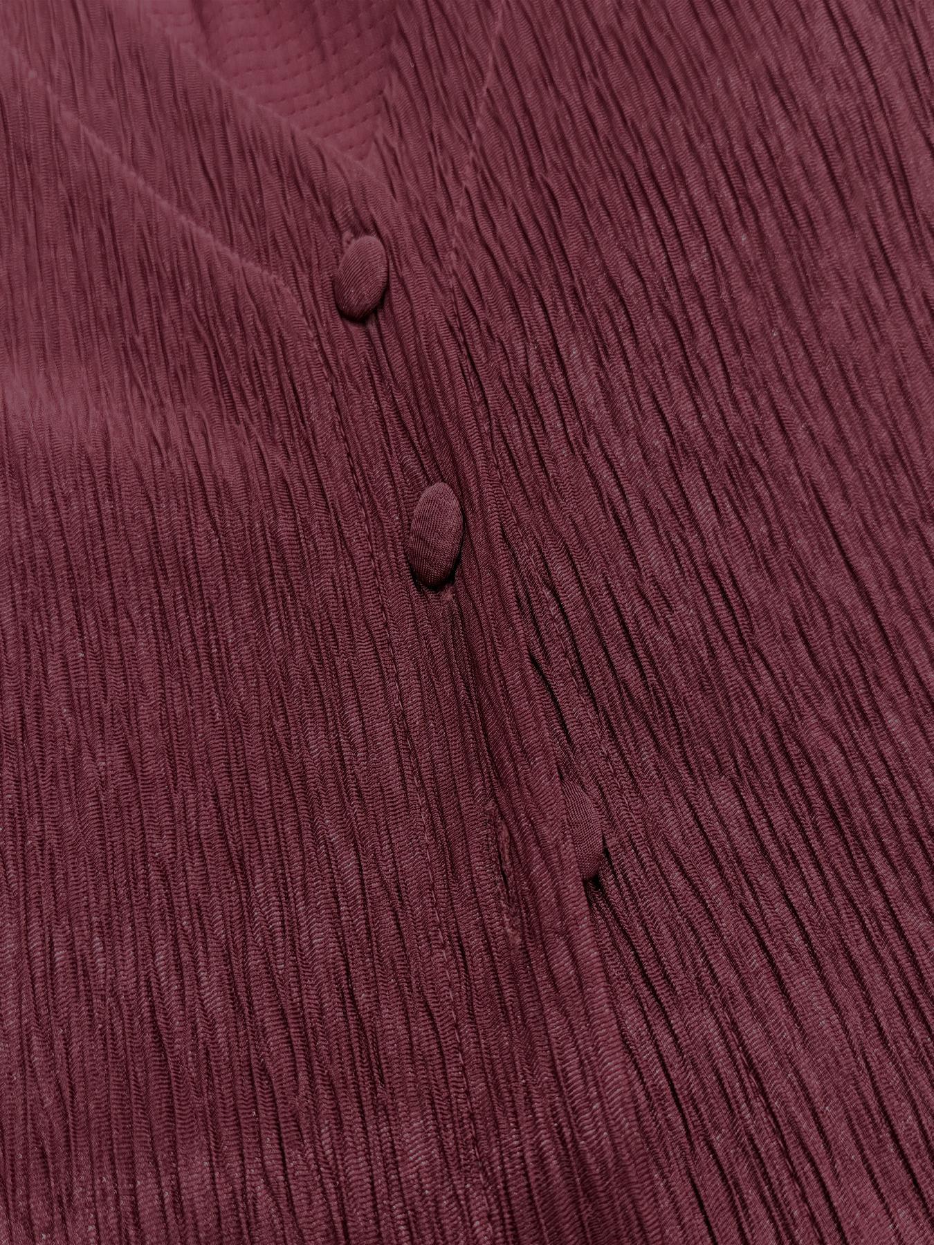 Women's Solid Color Fitted Flared Bell Sleeve Blouses & Shirts, Casual Elegant Long Sleeve Top for Daily Wear, Ladies Clothes for All Seasons