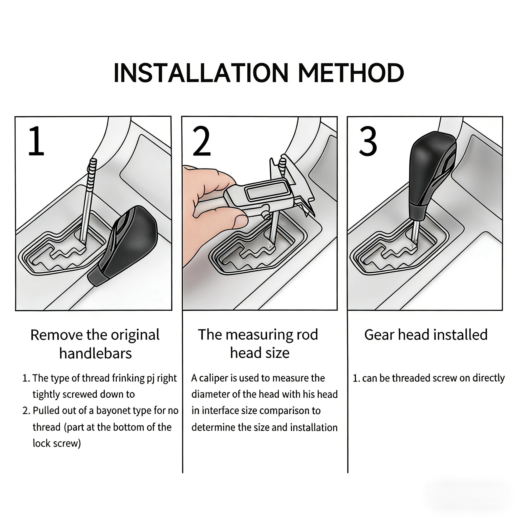 Crystal Gear Shift Knob with Touch-Activated LED Light, Universal Car Interior Accessory, Rechargeable Battery