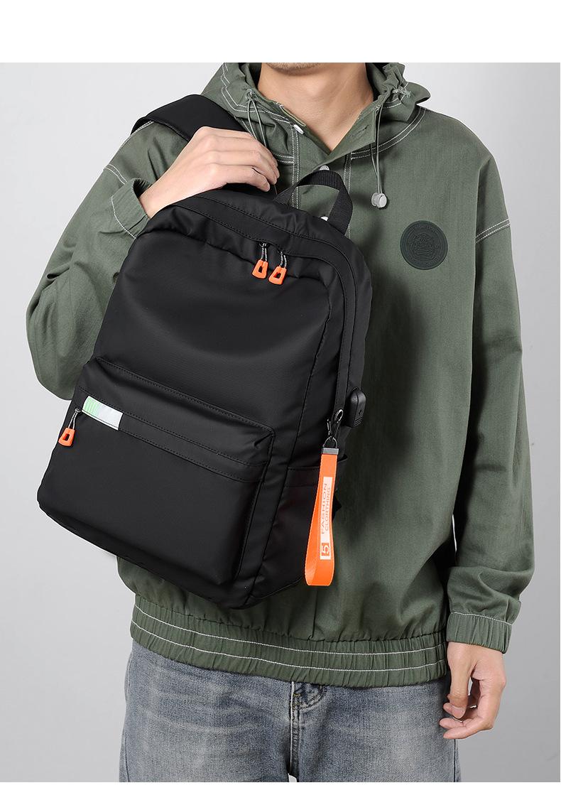 2026 New Student Backpack College Style Large Capacity Simple Casual Laptop Bag Multifunctional Lightweight Versatile Travel Backpack