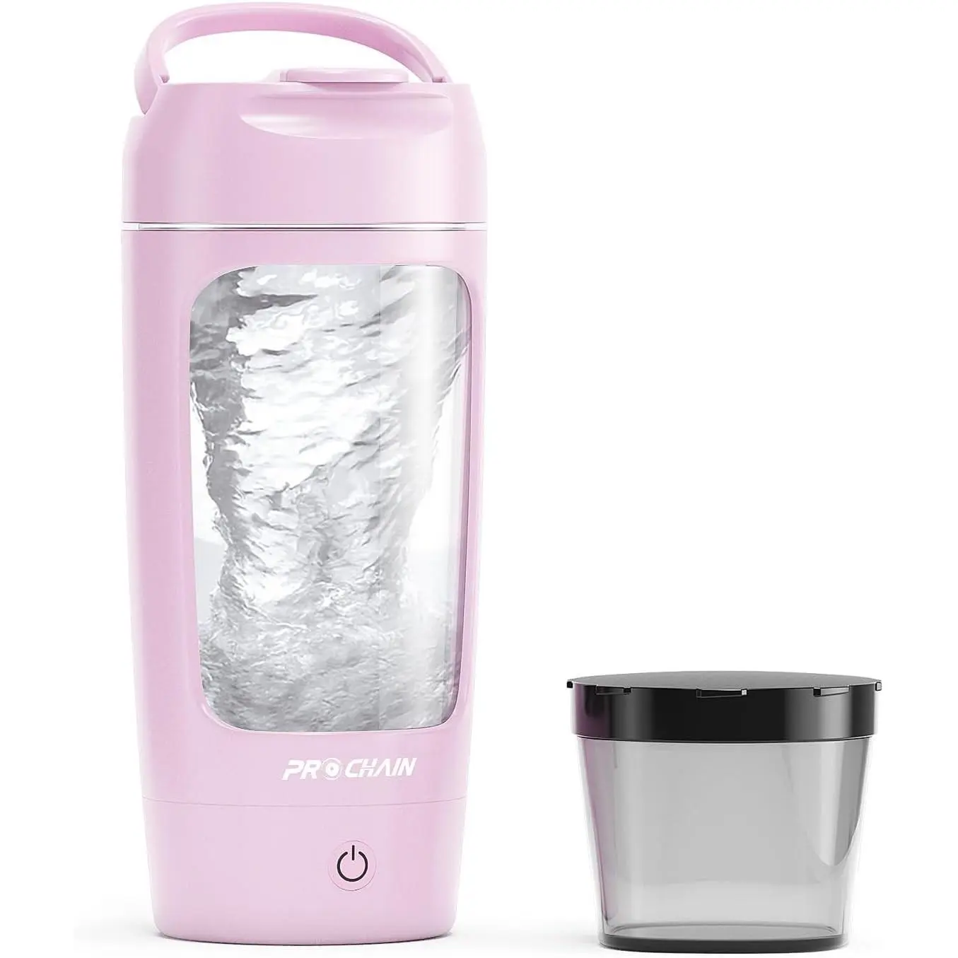 Electric Protein Shaker Bottle, 22oz BPA-Free Tritan Mixer | USB Rechargeable, Shaker Cups for Protein Shakes, Portable Mixer, with Powder Storage Cup, for Gym, Workout, Sports NutritionGift.