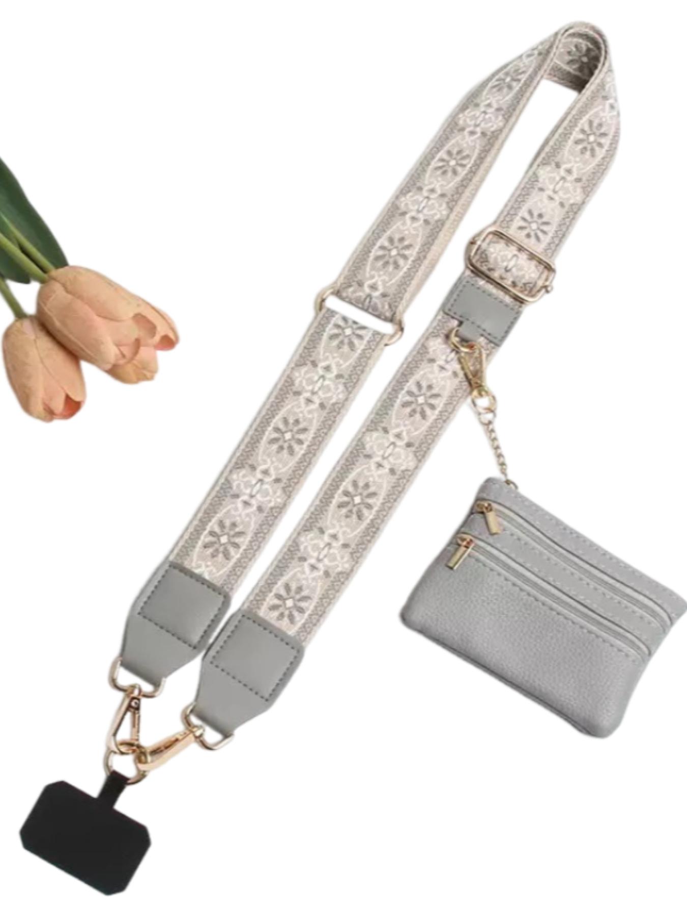 Retro ethnic pattern, adjustable, can be used as mobile phone straps, bag straps, crossbody model mobile phone straps with wallet, bag straps, zipper bags, crossbody straps with wallets, Mother's Day gifts, birthday gifts