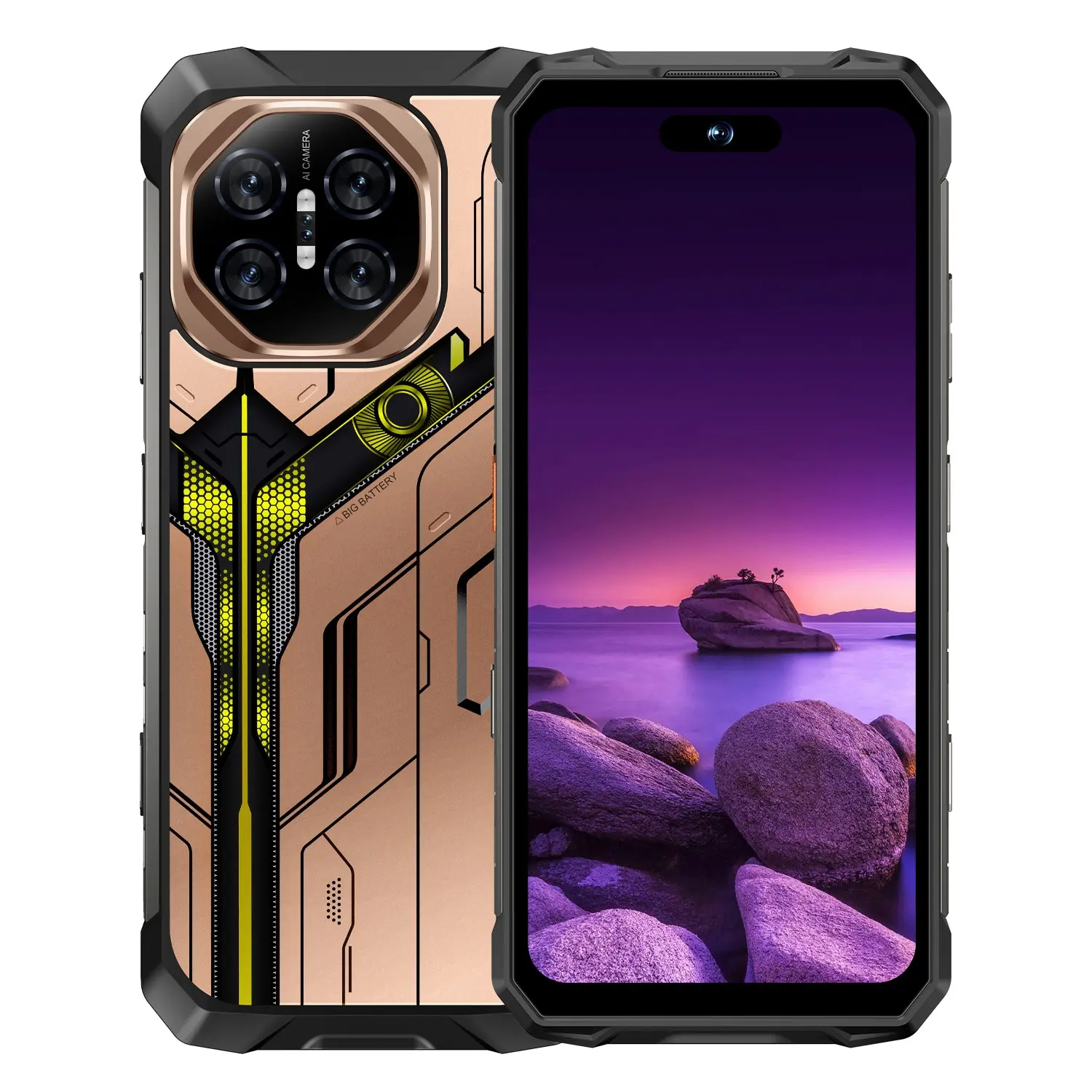 Astarry- X26 Ultra Rugged Global Unlocked 4G Network 8GB+128GB Android 14 Waterproof Drop Proof With NFC 10000mAh Large Battery Night Vision Camera 32+48MP AI Camera Fingerprint Unlock Smart Rugged Phone