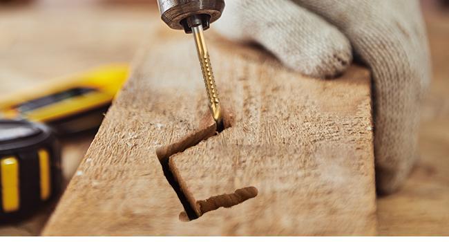 8 Pack Titanium Coated HSS Twist Drill Bits, 3-10mm Serrated Side Cutting Drill Bit Woodworking Tools for Plastic Metal Wood Hole