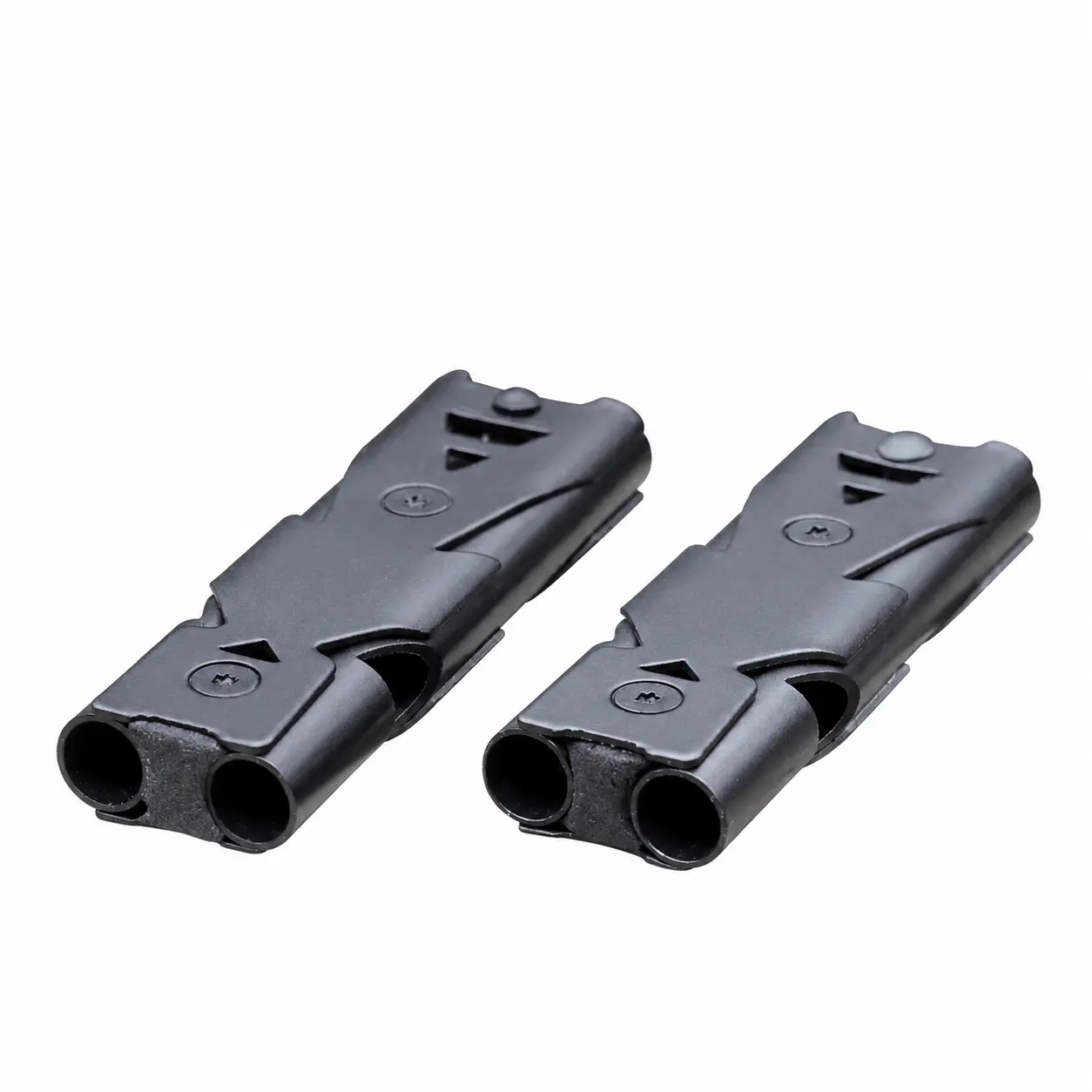 Heavy-Duty Stainless Steel Dual-Tone Survival Whistle for Outdoor Adventures, Emergency SOS Signaling, High-Frequency Loud Sound Output, Compact and Weather-Resistant Design Ideal for Hiking, Camping, Mountaineering, and Disaster Preparedness