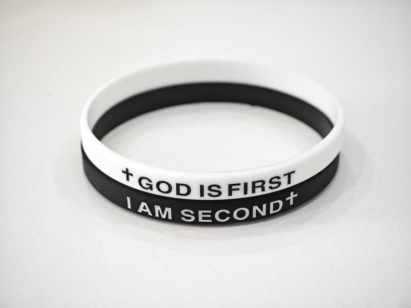 2-pack-GOD IS FIRST BRACELET  I AM SECOND Motivational Message BRACELET Gifts FallFreshness TikTokShop,Gift Elegant Minimalist Bangle Faith Wear Jewelry