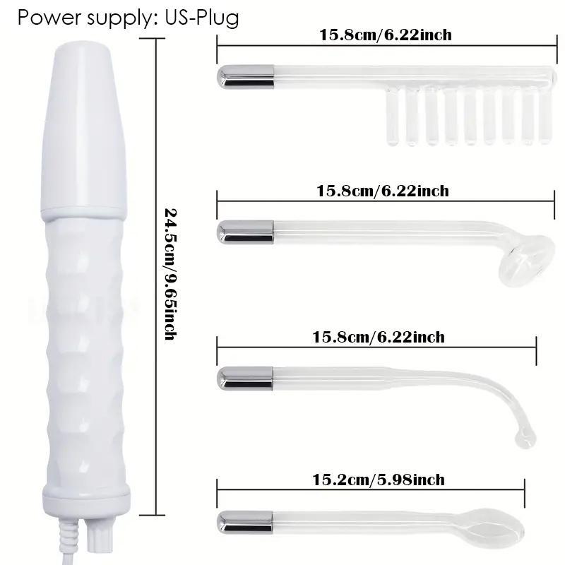US Plug 4-in-1 Facial Beauty Device, Multi-Function Facial Care Tool, Facial, Head, Arm, Body Care for Various Treatments, US Plug, Home Handheld Facial Beauty Tool