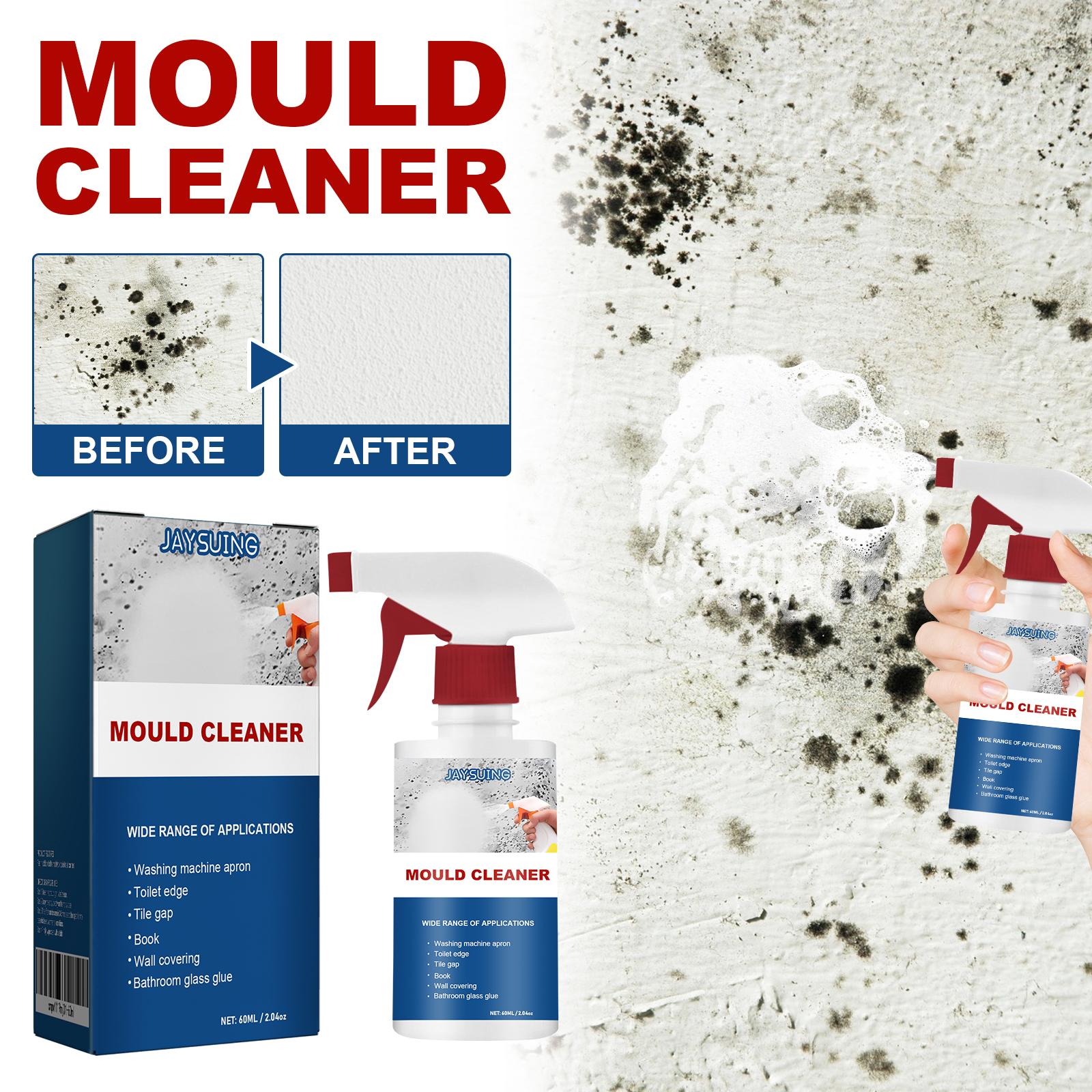 2PCS Jaysuing Mold Remover Spray, Ceiling Bathroom Tile Wall Multi-Effect Cleaning Decontamination And Mildew Removal Spray