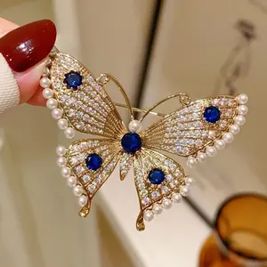 2026 The New Hot-selling Butterfly Brooch High-end Luxury Temperament Pin Fashion Corsage Coat Accessories Simplicity