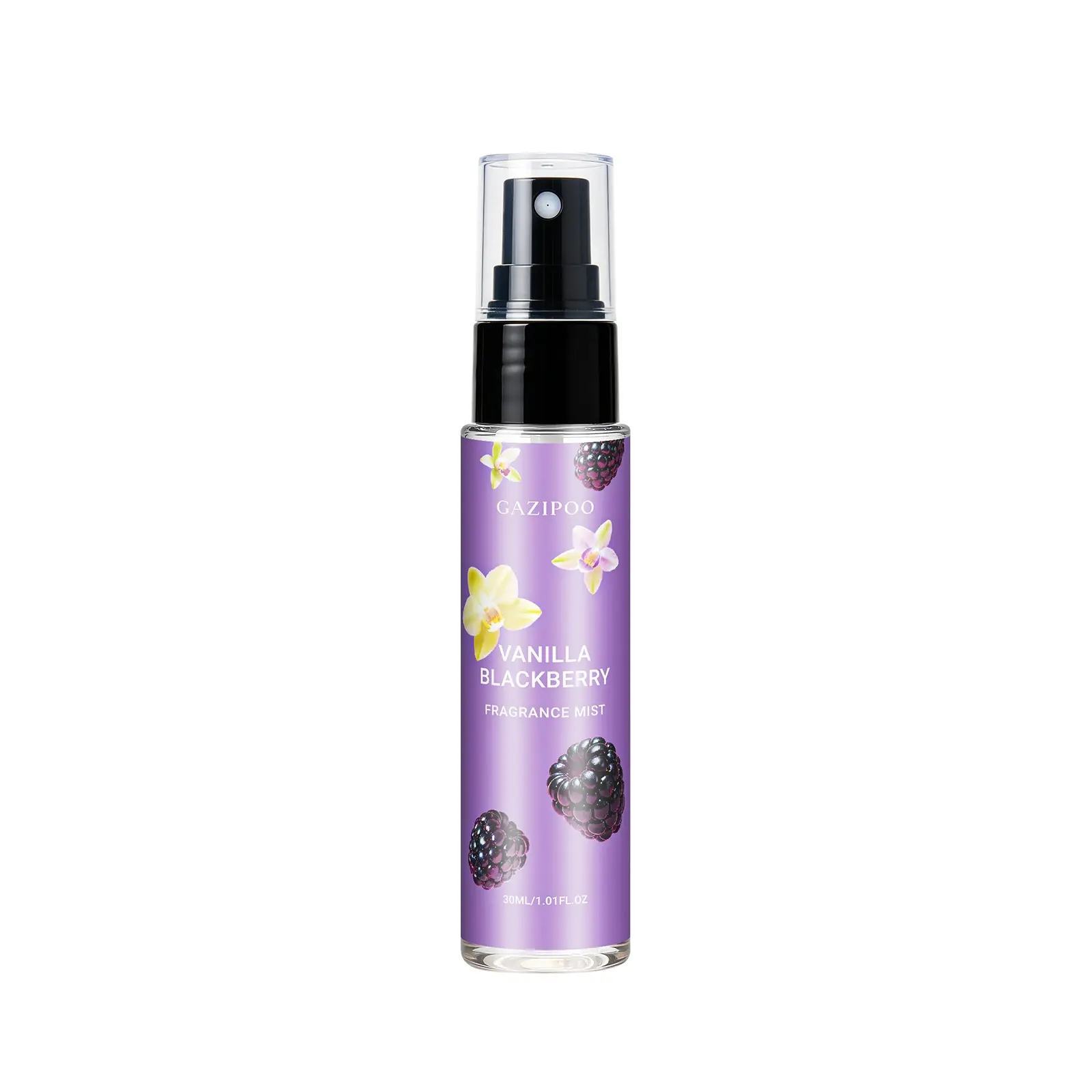 Gazipoo Vanilla Blackberry Perfume Spray 30ML, Aromatic Fruity Fragrance, Basil Lemon Opening, Blackberry Berry Interwoven Vanilla, Woody Musk Ending