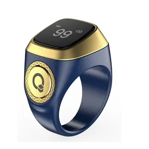 2026 IQibla Smart Zikr Ring Praise Tasbih Tally Electronic Digital Counter for Muslims Prayer Time Vibration Reminder Waterproof