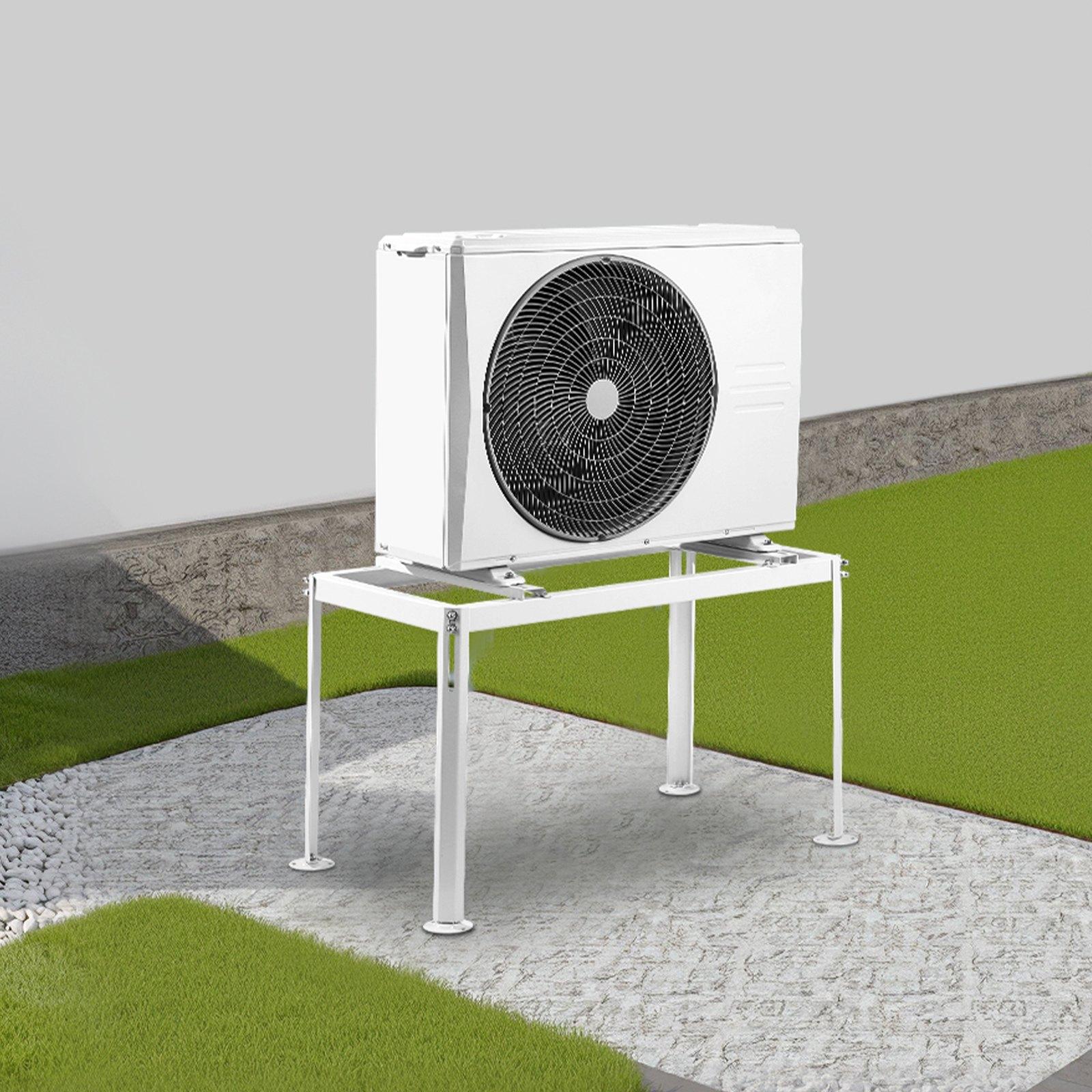 VEVOR Mini Split Ground Stand, Adjustable Anti-Vibration Mini Split Stand for 9000-36000 BTU Ductless Air Conditioner Heat Pump, Heavy Duty AC Base Bracket Floor Mount w/ 661LBS Max.Load CapacitySummervibes