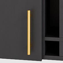 OmySalon Wall Mounted Salon Station, Cabinet with Hair Color Rack, Salon Color Rack Organizer with Adjustable Shelves, Barber Hair Dye Display for Hair Stylist