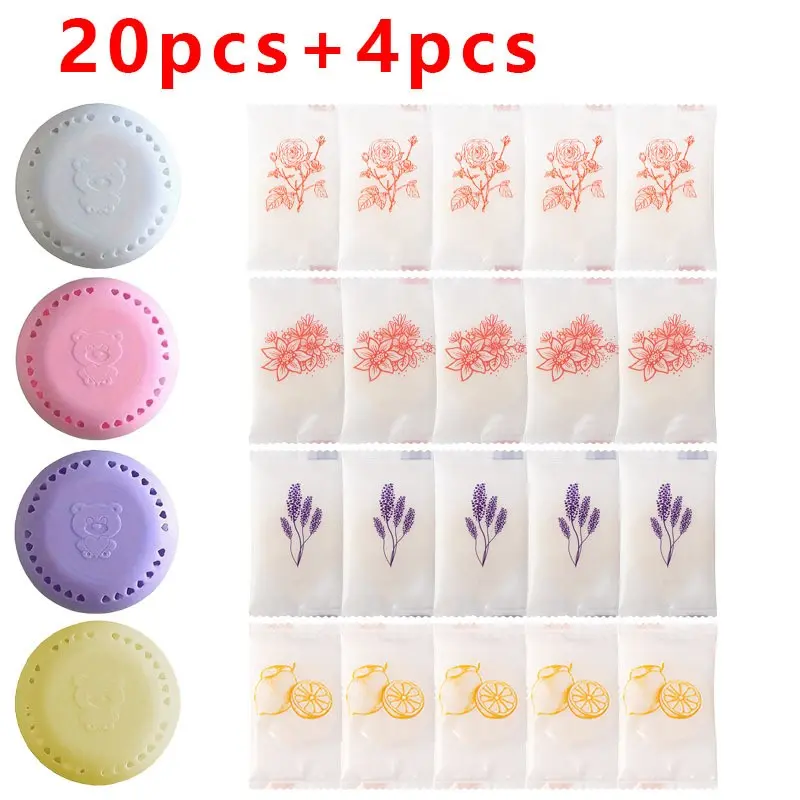 Long-Lasting Air Freshener Sheets, Car Bathroom Closet Bedroom Deodorizer, Multi-Fragrance Odor Eliminator, Portable Scent Diffuser