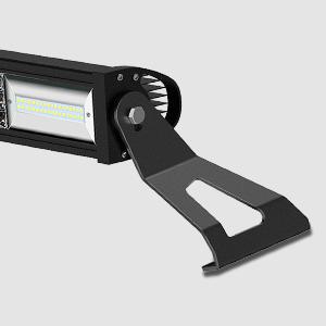 Nilight 52 Inch Curved Light Bar Bracket at Upper Windshield Roof Cab for 1984-2001 Jeep Cherokee XJ & 1986-1992 Comanche MJ (Pair)