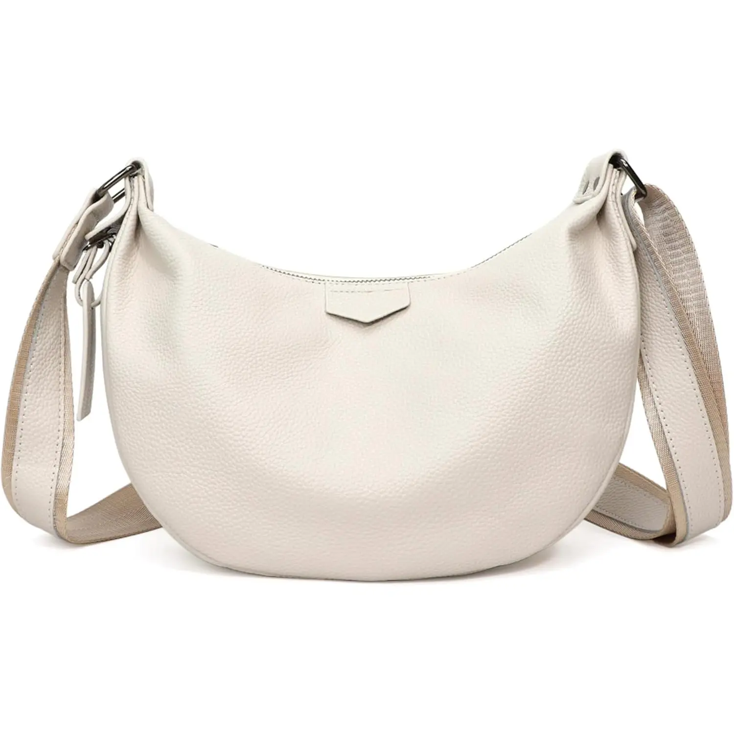Crossbody Bags for Women - Medium Soft Pebble Leather  Handbag Purse with Multi-Pockets