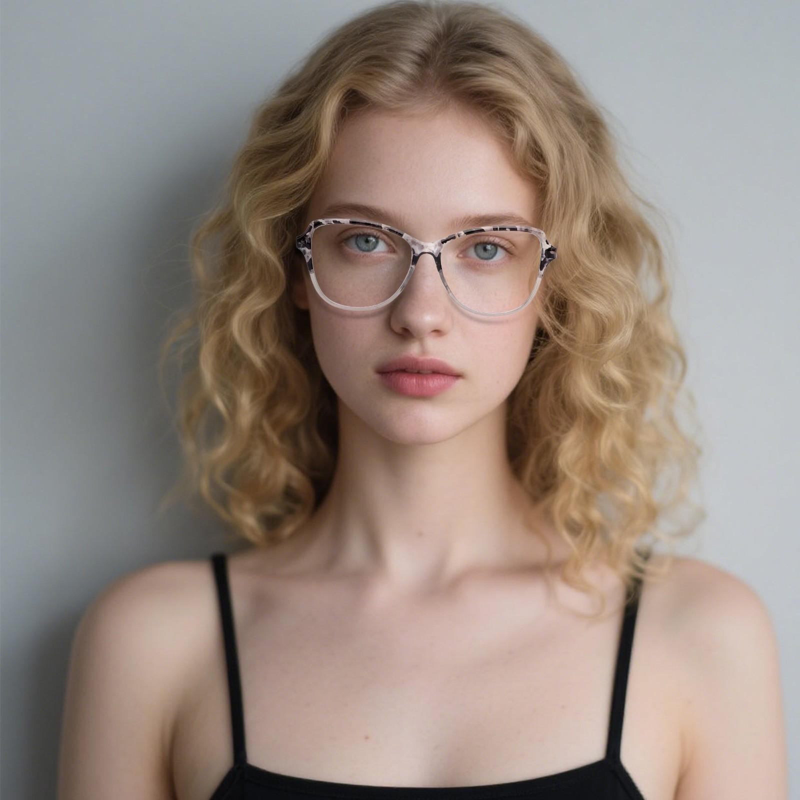 DEAAOK 4 Pack Reading Glasses for Women BlueLight Blocking Readers Spring Hinge Fashion Lady ComputerEye Glasses