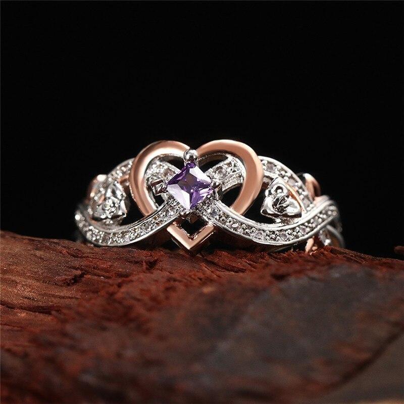 2026 Elegant Infinity Heart Ring - 1pc - Engagement Wedding Band, Daily & Special Occasion Jewelry engagement rings
